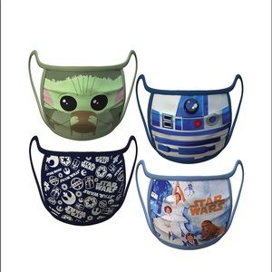 100% cotton Star Wars kid masks (4 pack)